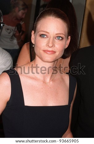 04AUG97:  Actress JODIE FOSTER at the premiere in  Los Angeles of \