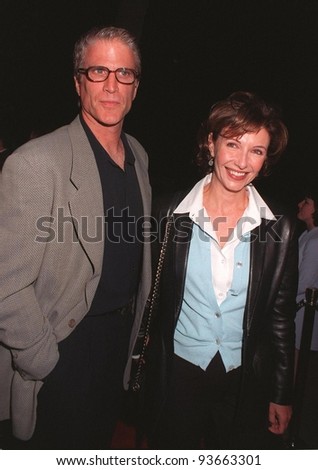 14OCT97: Actor TED DANSON & actress wife MARY STEENBERGEN at premiere of TV movie, \