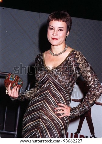 stock photo 18MAR97 Actress JENNIFER TILLY at the premiere of her new 