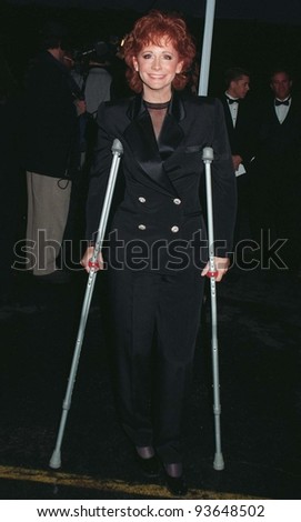 12JAN97: Country singer REBA McENTIRE at the Peoples Choice Awards.   Pix: PAUL SMITH