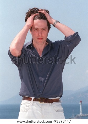 15MAY98:  Actor HUGH GRANT at the Cannes Film Festival to promote their new movie \
