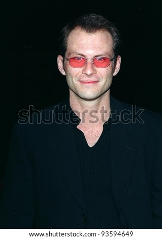 13JAN98: Actor CHRISTIAN SLATER at the premiere, in Los Angeles, of his
