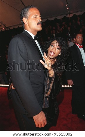 11JAN98:  TV personality OPRAH WINFREY & boyfriend STEDMAN at the People\'s Choice Awards, in Los Angeles, where she won the Favorite Female TV Performer award.
