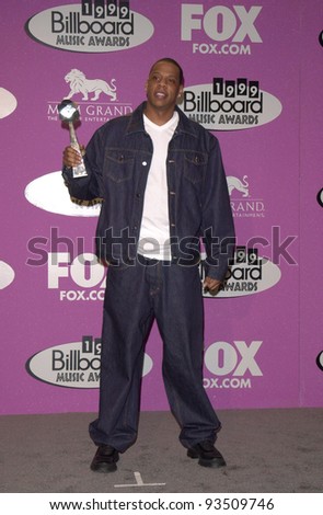 08DEC99: Rap star JAY-Z at the Billboard Music Awards in Las Vegas where he won the Rap Artist of the Year Award.  Paul Smith / Featureflash