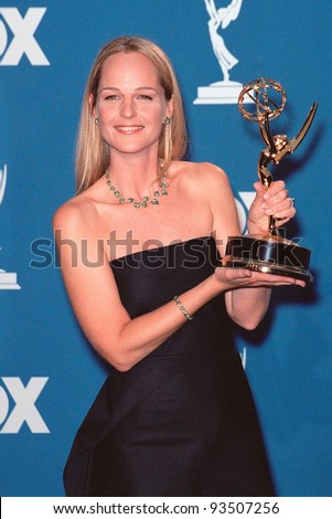 12SEP99: Actress HELEN HUNT at the 51st Annual Emmy Awards in Los Angeles where she won for Best Actress in a Comedy Series for \