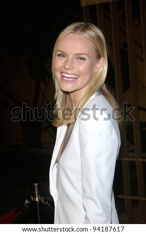 Actress KATE BOSWORTH at the Los Angeles premiere of her new movie The Rules of Attraction. 03OCT2002.   Paul Smith / Featureflash