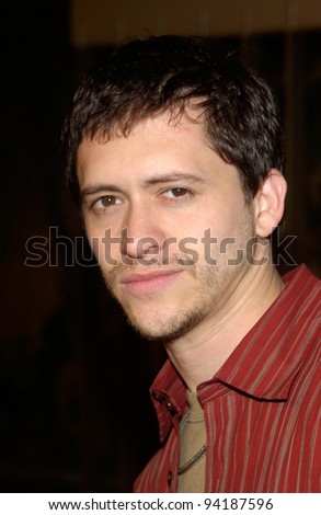 Actor CLIFTON COLLINS Jr. at the Los Angeles premiere of his new movie The Rules of Attraction. 03OCT2002.   Paul Smith / Featureflash