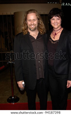 Director ROGER AVARY & wife at the Los Angeles premiere of his new movie The Rules of Attraction. 03OCT2002.   Paul Smith / Featureflash