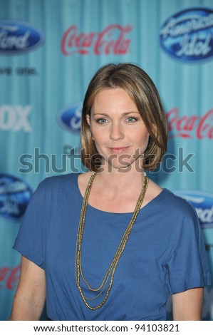 stock photo Lie to Me star Kelli Williams at the American Idol Final