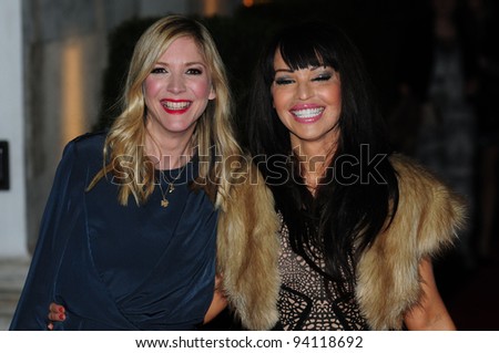 Lisa Faulkner and Katie Piper arriving for the Women of Inspiration Awards at the Marroitt in Grosvenor Square, London. 18/01/2012  Picture by: Simon Burchell / Featureflash