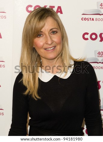 Fiona Phillips arriving for The 2012 Costa Book Awards at Quagliano\'s Restaurant in London on 24th Jan 2012 Pics by Simon Burchell / Featureflash
