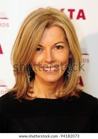 Mary Nightingale arriving for The 2012 Costa Book Awards at Quagliano\'s Restaurant in London on 24th Jan 2012 Pics by Simon Burchell / Featureflash