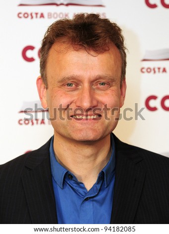 Hugh Dennis arriving for The 2012 Costa Book Awards at Quagliano\'s Restaurant in London on 24th Jan 2012 Pics by Simon Burchell / Featureflash