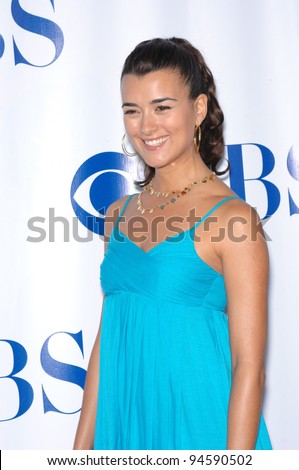 stock photo NCIS star Cote de Pablo at the CBS Summer Press Tour