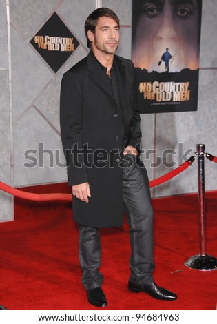 Javier Bardem at the Los Angeles premiere of his new movie \