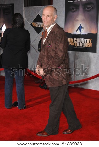 John Malkovich at the Los Angeles premiere of \