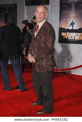 John Malkovich at the Los Angeles premiere of \