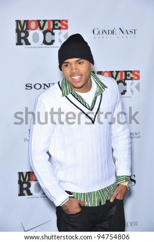 Chris Brown at Movies Rock: A Celebration of Music in Film at the Kodak Theatre, Hollywood. December 2, 2007  Los Angeles, CA Picture: Paul Smith / Featureflash