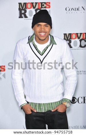 Chris Brown at Movies Rock: A Celebration of Music in Film at the Kodak Theatre, Hollywood. December 2, 2007  Los Angeles, CA Picture: Paul Smith / Featureflash