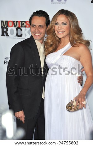 Jennifer Lopez & Marc Anthony at Movies Rock: A Celebration of Music in Film at the Kodak Theatre, Hollywood. December 2, 2007  Los Angeles, CA Picture: Paul Smith / Featureflash