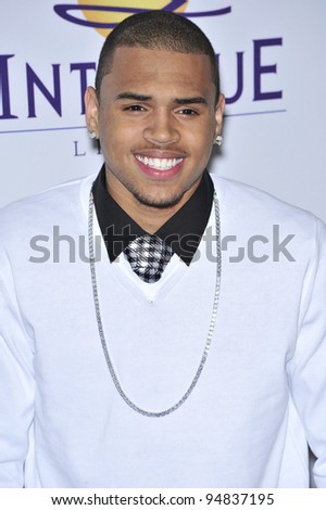 Chris Brown at music mogul Clive Davis' annual pre-Grammy party at the Beverly Hilton Hotel. February 9, 2008  Los Angeles, CA Picture: Paul Smith / Featureflash