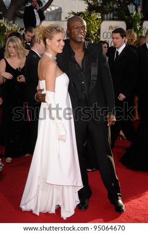 HEIDI KLUM & SEAL at the 64th Annual Golden Globe Awards at the Beverly Hilton Hotel. January 15, 2007 Beverly Hills, CA Picture: Paul Smith / Featureflash