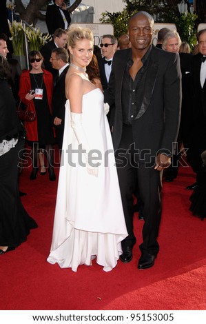HEIDI KLUM & SEAL at the 64th Annual Golden Globe Awards at the Beverly Hilton Hotel. January 15, 2007 Beverly Hills, CA Picture: Paul Smith / Featureflash