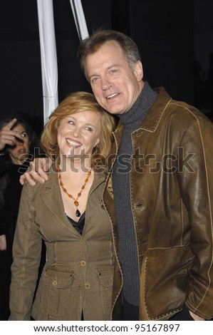 STEPHEN COLLINS & wife FAYE GRANT at the world premiere of his new movie \
