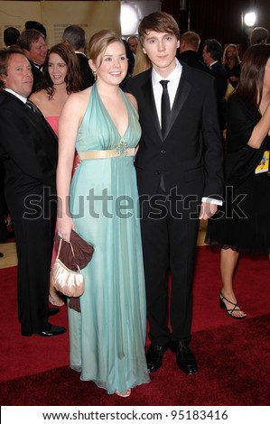 Paul Dano & Jeanna Lux at the 79th Annual Academy Awards at the Kodak Theatre, Hollywood. February 26, 2007  Los Angeles, CA Picture: Paul Smith / Featureflash