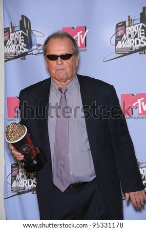 Jack Nicholson at the 2007 MTV Movie Awards at the Universal Amphitheatre. June 4, 2007 Los Angeles, CA Picture: Paul Smith / Featureflash