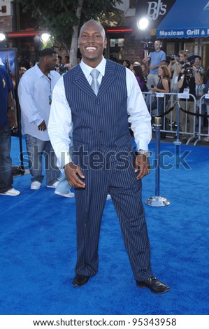 Tyrese Gibson at the Los Angeles premiere of his new movie 