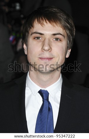 Joe Thomas arriving for the Evening Standard Film Awards, County Hall, London. 06/02/2012 Picture by: Steve Vas / Featureflash