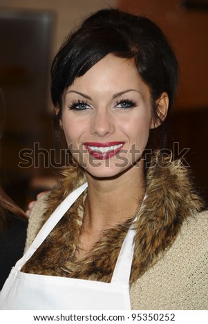 Jessica-Jane Clement during the  EATT (Eat at the Table) photocall, The Golden Union Chip Shop,  London. 08/02/2012 Picture by: Steve Vas / Featureflash