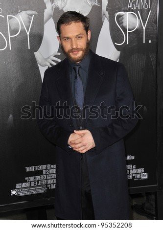 Tom Hardy at the Los Angeles premiere of his new movie \