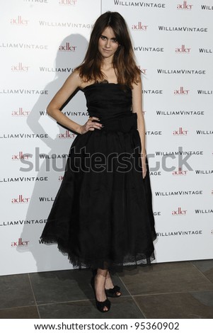 Sunday Girl singer, Jade Williams arriving for the William Vintage dinner at the Renaissance Hotel St Pancras, London. 10/02/2012 Picture by: Steve Vas / Featureflash