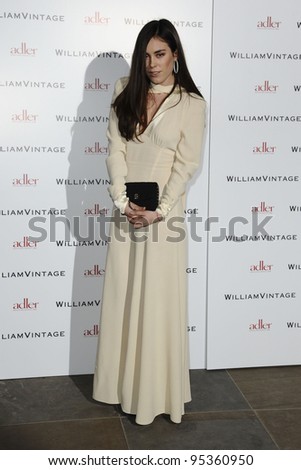 Tallulah Harlech arriving for the William Vintage dinner at the Renaissance Hotel St Pancras, London. 10/02/2012 Picture by: Steve Vas / Featureflash