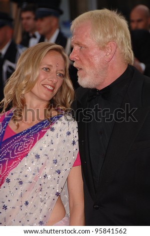 Actor NICK NOLTE & date at the gala screening for \