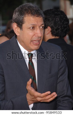 Actor JEFF GOLDBLUM at the Los Angeles Film Festival premiere of 