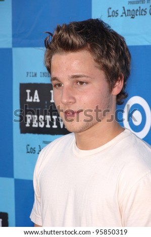 Actor SHAWN PYFROM at the Los Angeles Film Festival premiere of 