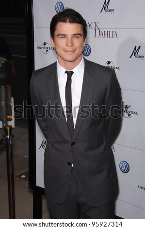 Actor JOSH HARTNETT at the Los Angeles premiere of his movie \