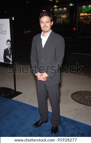Actor CASEY AFFLECK at the Los Angeles premiere of his new movie \