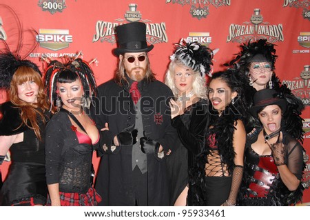 Cast of gothic rock opera TAKIING THE JESUS PILL at the Spike TV Scream Awards 2006 at the Pantages Theatre, Hollywood. October 7, 2006  Los Angeles, CA Picture: Paul Smith / Featureflash