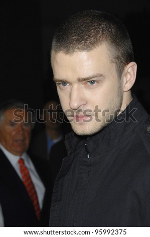 JUSTIN TIMBERLAKE at the world premiere of his new movie \