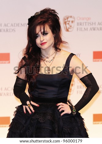 Helena Bonham Carter in The Winners Room at the 2012 BAFTA\'s, Royal Opera House Covent Garden, London. 12/02/2012 Picture by: Simon Burchell / Featureflash