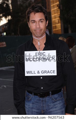 Actor ERIC McCORMACK, star of TV series \