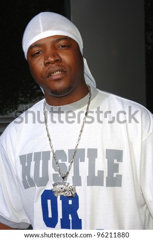 Rapper AL KAPONE at the Los Angeles premiere of his new movie Hustle & Flow at the Cinerama Dome, Hollywood. July 20, 2005  Los Angeles, CA  2005 Paul Smith / Featureflash