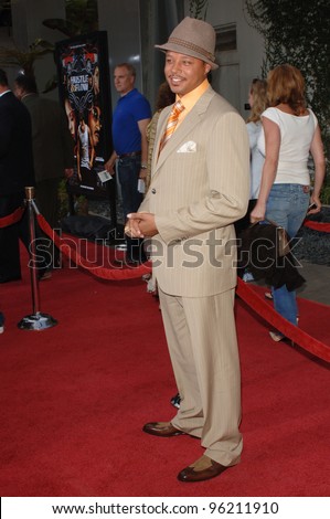 Actor TERRENCE HOWARD at the Los Angeles premiere of his new movie Hustle & Flow at the Cinerama Dome, Hollywood. July 20, 2005  Los Angeles, CA  2005 Paul Smith / Featureflash