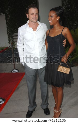 Actress KERRY WASHINGTON & actor DAVID MOSCOW at the Los Angeles premiere of movie Hustle & Flow at the Cinerama Dome, Hollywood. July 20, 2005  Los Angeles, CA  2005 Paul Smith / Featureflash