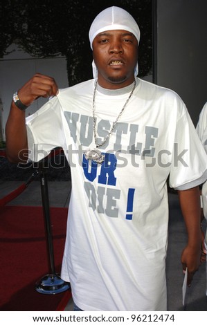 Rapper AL KAPONE at the Los Angeles premiere of his new movie Hustle & Flow at the Cinerama Dome, Hollywood. July 20, 2005  Los Angeles, CA  2005 Paul Smith / Featureflash