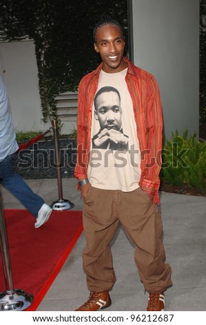 Actor DE\'ANGELO WILSON at the Los Angeles premiere of movie Hustle & Flow at the Cinerama Dome, Hollywood. July 20, 2005  Los Angeles, CA  2005 Paul Smith / Featureflash